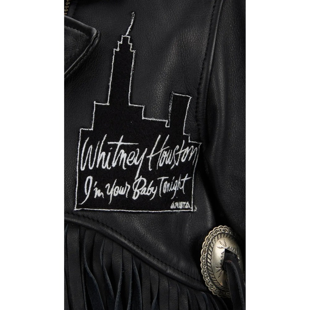 Whitney Houston "I'm Your Baby Tonight" Harley Davidson Leather Jacket - Picture 8 of 11